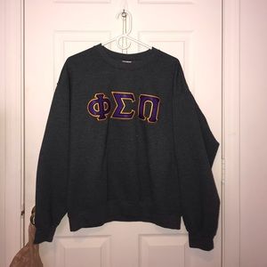 Phi Sigma Pi crew neck sweatshirt